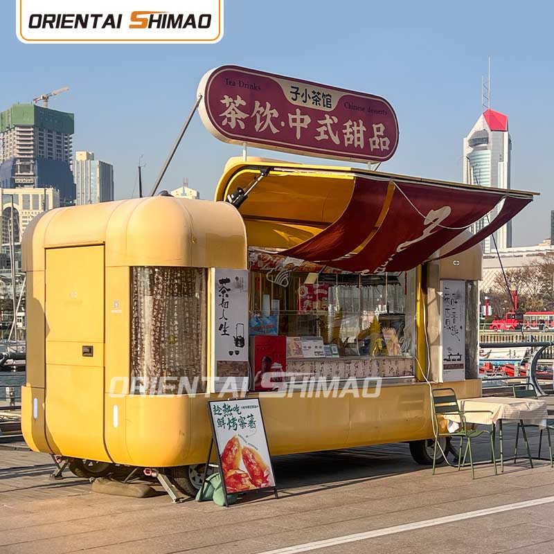 Кофейная тележка мобильная