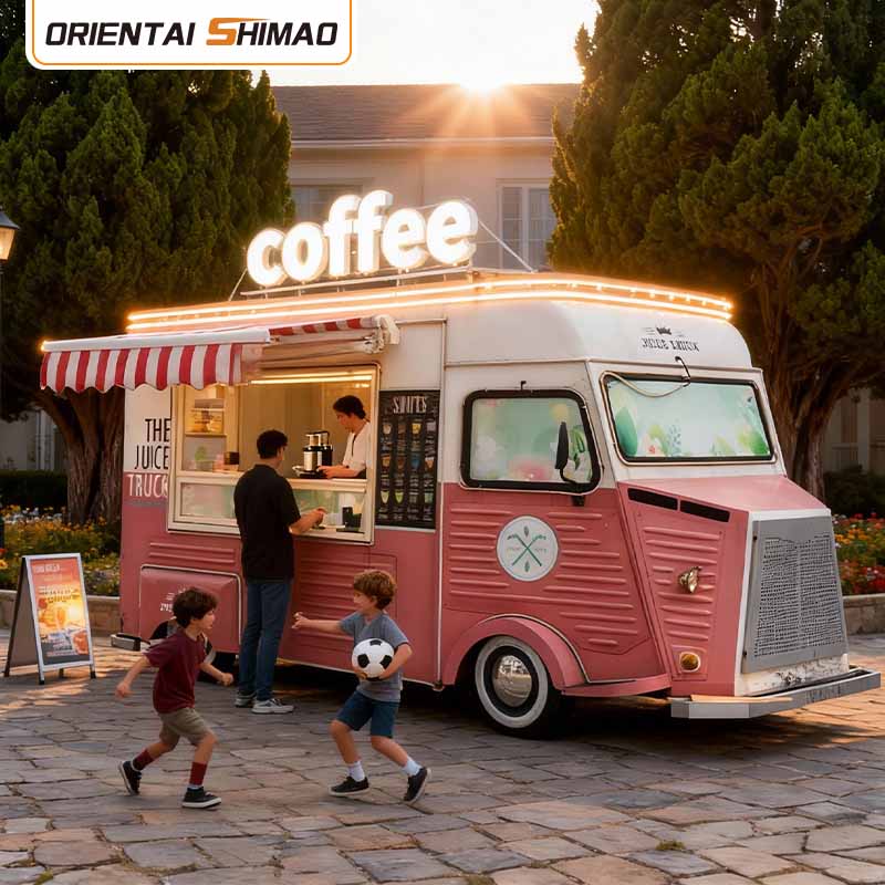 Полностью оборудованные прицепы для еды