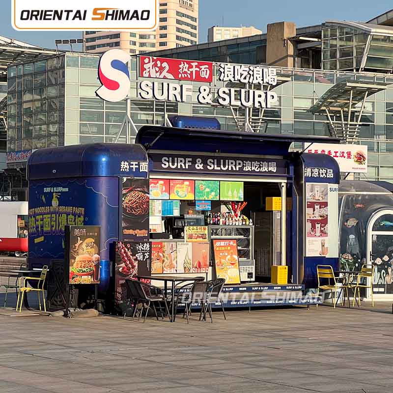 Продовольственный фургон Подержанный продовольственный грузовик на продажу Мобильная кухня Кейтеринг Продовольственный трейлер Продовольственный грузовик