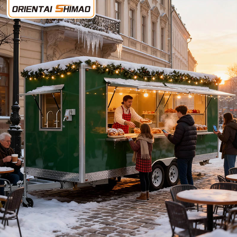 Мобильный барный трейлер с едой Мобильный барный трейлер с едой